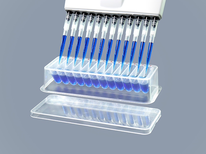 12通道設計，每通道容積3mL，便于連續稀釋或不同液體的同時移取操作