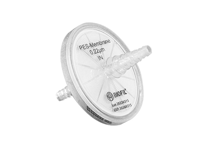 濾器表面有噴碼標識，區分進出水口