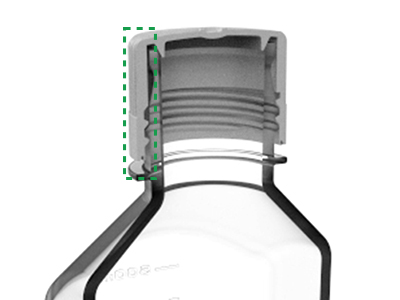 瓶蓋雙層防漏設計，密封性好