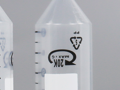 管體標有最大離心力標識